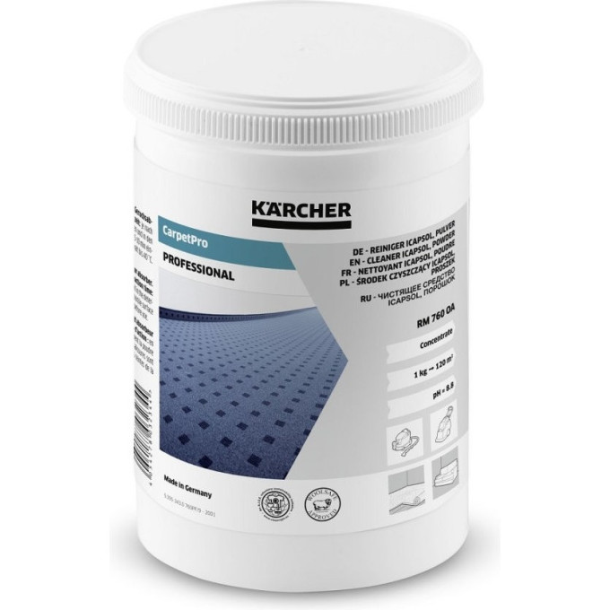 Средство для чистки ковров KARCHER CARPETPRO RM 760 800г 6,295-849